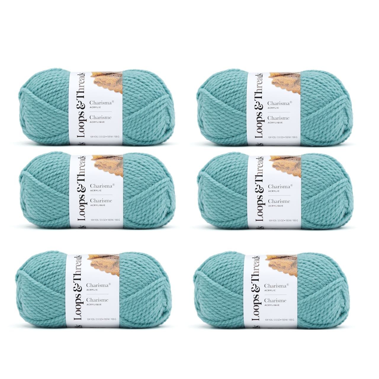 6 Pack: Charisma® Yarn by Loops & Threads®